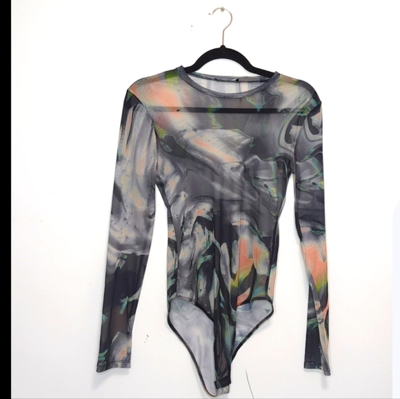 ✨NWOT Zara Tulle Bodysuit ✨ - Picture 5 of 5